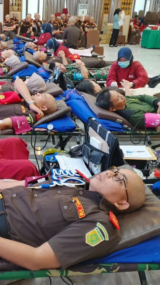 Sambut Hari Lahir Kejaksaan RI ke-81, Kejagung Gelar Aksi Sosial Donor Darah