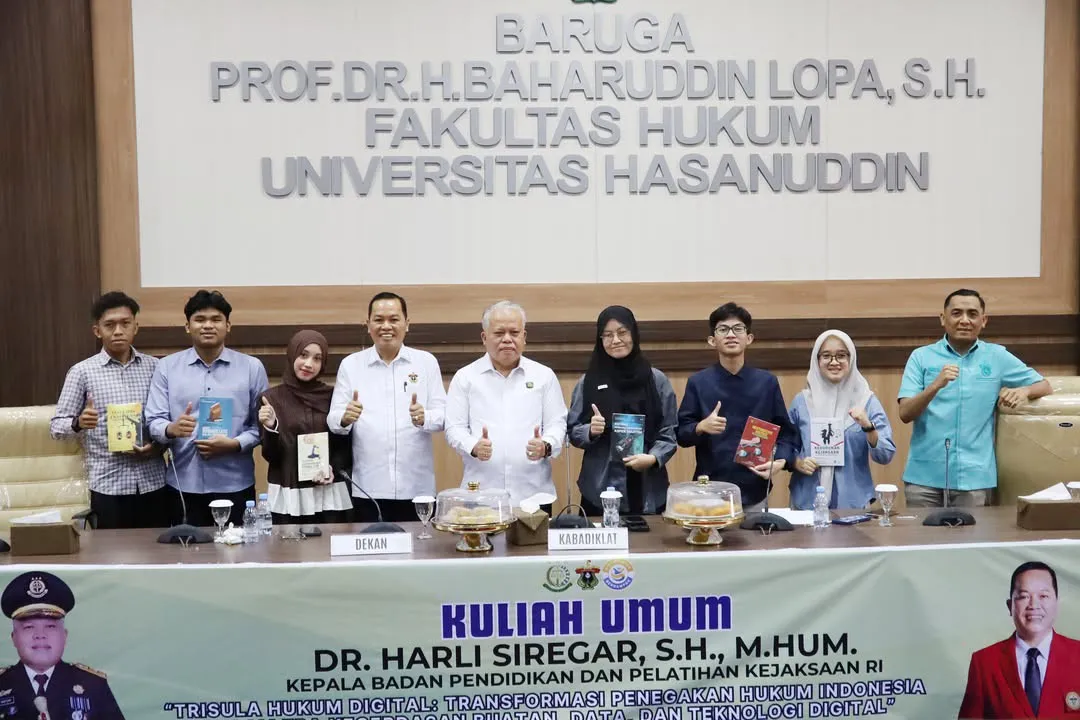 Kabadiklat Kejaksaan RI Perkenalkan Trisula Hukum Digital dalam Kuliah Umum Fakultas Hukum Universitas Hasanuddin