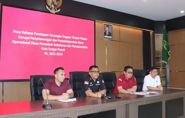 Kejari Sungai Penuh Tetapkan 2 Tersangka Perkara Dugaan Korupsi Dana Operasional Dinas Damkar Tahun 2022-2024