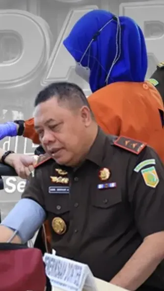 Aksi Sosial Donor Darah Jajaran Adhyaksa Daerah Menyambut Hari Lahir Kejaksaan ke-81