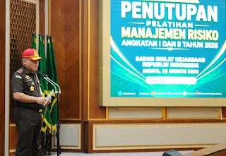 Tutup Diklat Manajemen Risiko Angkatan I dan II Tahun 2026, Kabadiklat Berharap Para Alumni Menjadi Pelopor di Satker Masing-Masing