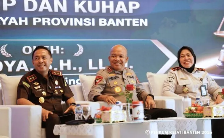 Perkuat Integrasi Sistem Peradilan, Kejati Banten Tandatangani PKS Persidangan Pidana Secara Elektronika