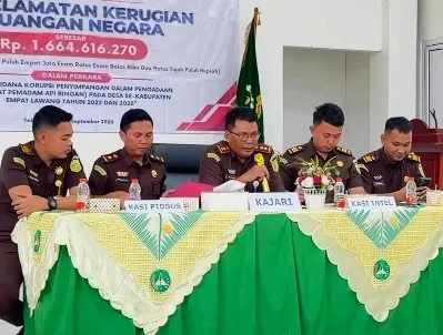 Kejari Empat Lawang Pulihkan Keuangan Negara Rp1,66 Miliar dalam Perkara Dugaan Korupsi APAR