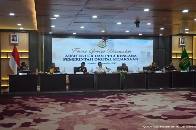 Jambin Buka FGD Pekerjaan Arsitektur dan Peta Rencana Pemerintahan Digital, Ini 3 Fokus Utama Penguatan Transformasi Kejaksaan RI