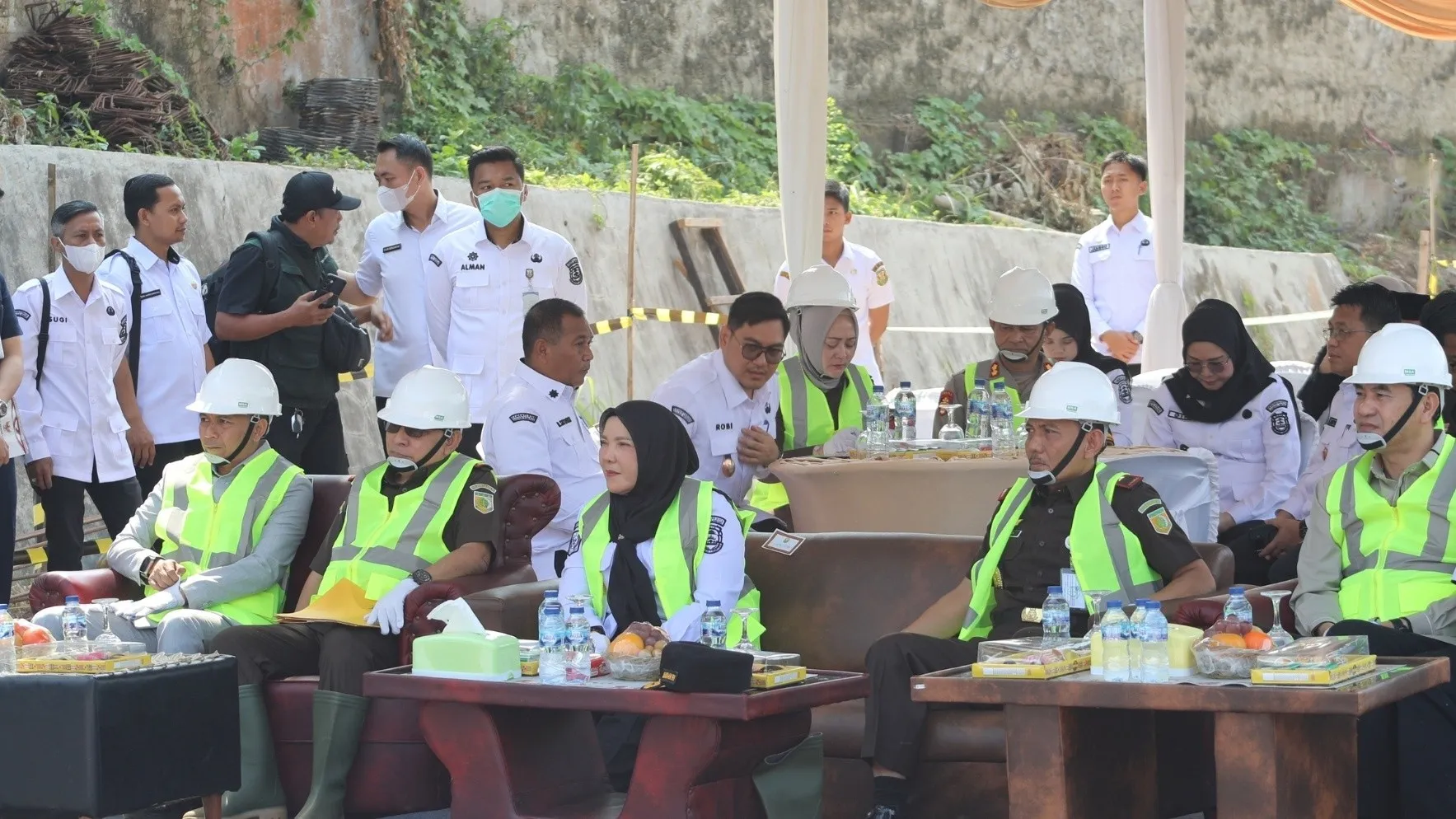 Wakajati Lampung dan Walikota Bandar Lampung Resmikan Peletakan Batu Pertama Pembangunan Rupbasan