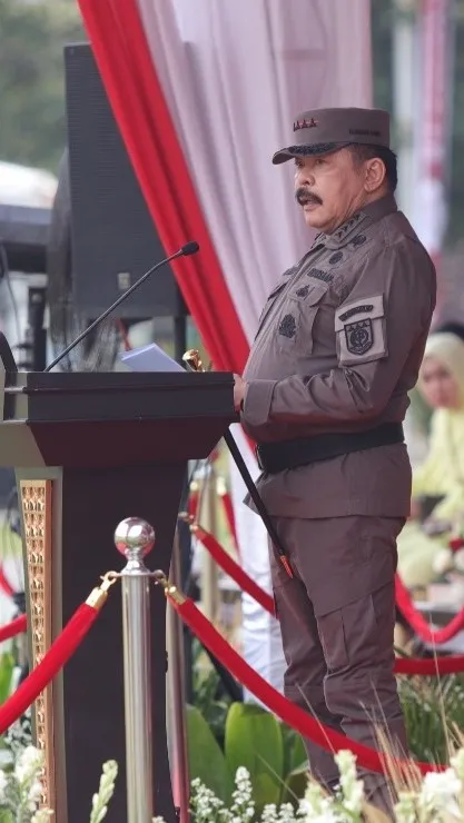 Jaksa Agung RI, ST Burhanuddin memimpin Upacara Peringatan Hari Lahir Kejaksaan ke-81 di Badiklat Kejaksaan RI, Rabu, 2 September 2026
