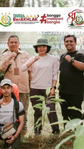 Aksi Ekspedisi Gunung Ciremai Adhyaksa Kuningan Peringati Hari Lahir Kejaksaan RI ke-81