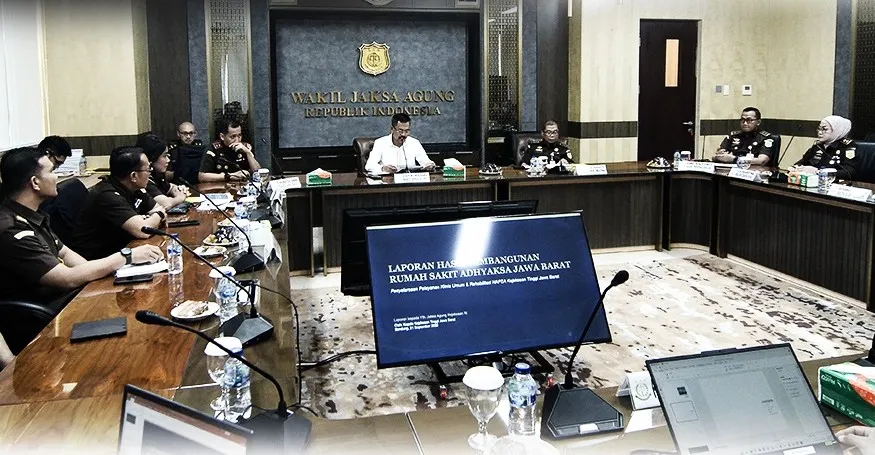 Wakil Jaksa Agung RI Pimpin Rapat Pembahasan Progres Pembangunan RS Adhyaksa Jabar