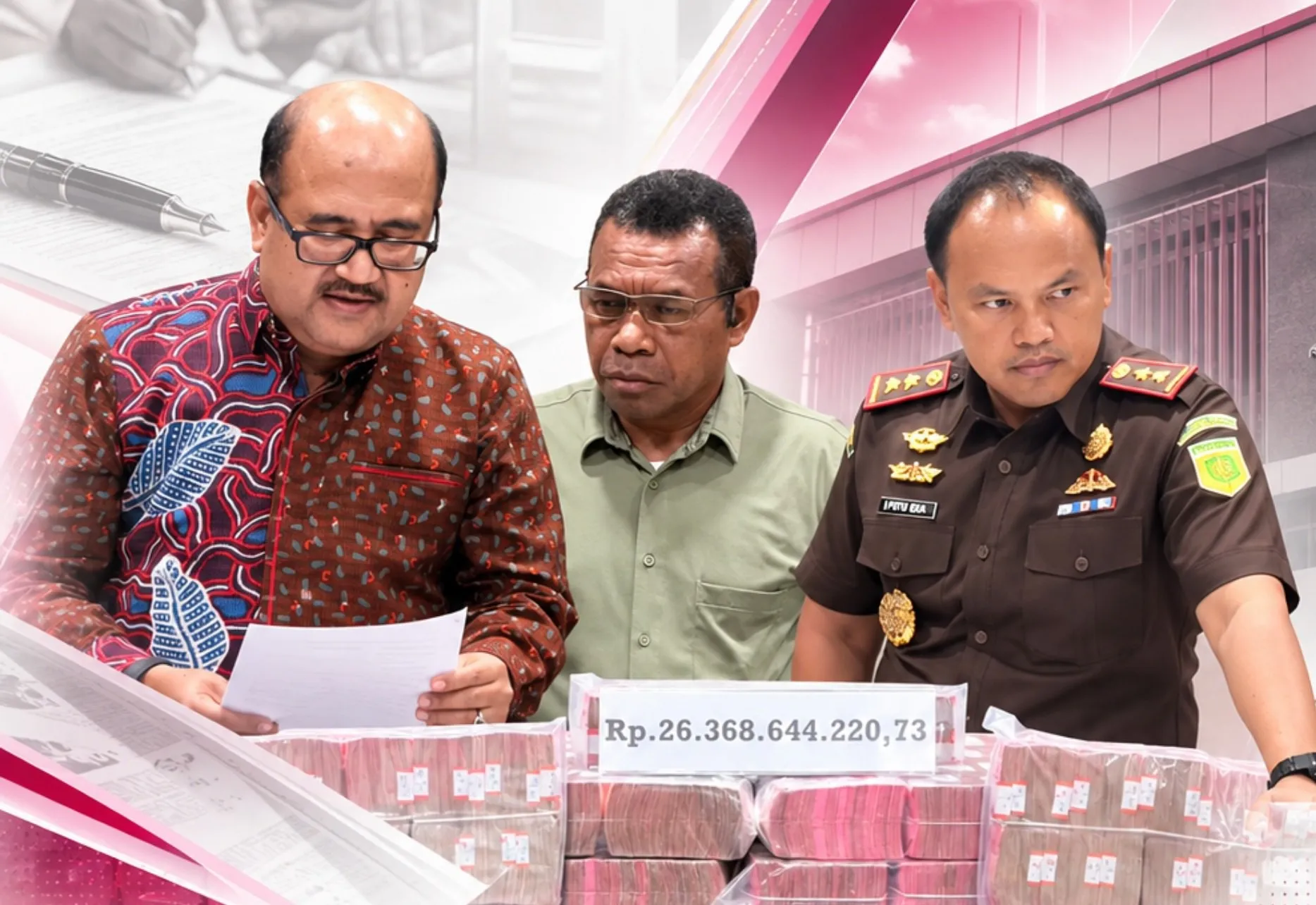 Kejati Papua Pulihkan Kerugian Keuangan Negara Sebesar Rp 26,36 Miliar dari Perkara Proyek Aerosport di Mimika