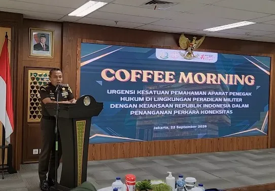 Jampidmil Satukan Pemahaman Penanganan Hukum Perkara Koneksitas di Lingkungan Kejaksaan dan Peradilan Militer