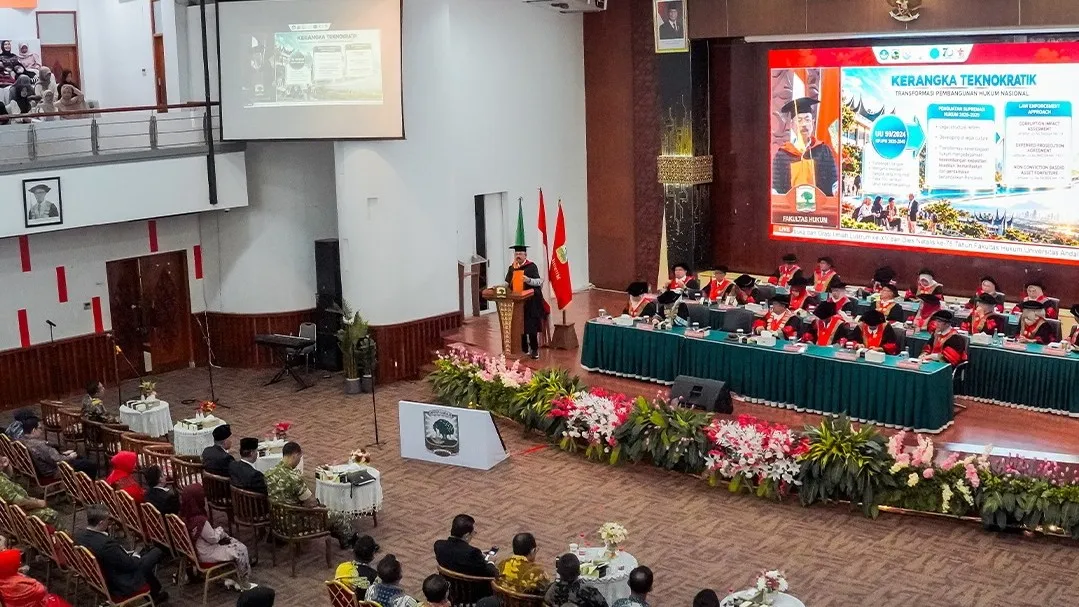 Hadiri Dies Natalis ke-75 Tahun FH Universitas Andalas, Wakil Jaksa Agung Sampai Orasi Ilmiah Transformasi Penegakan Hukum Indonesia di Era Baru