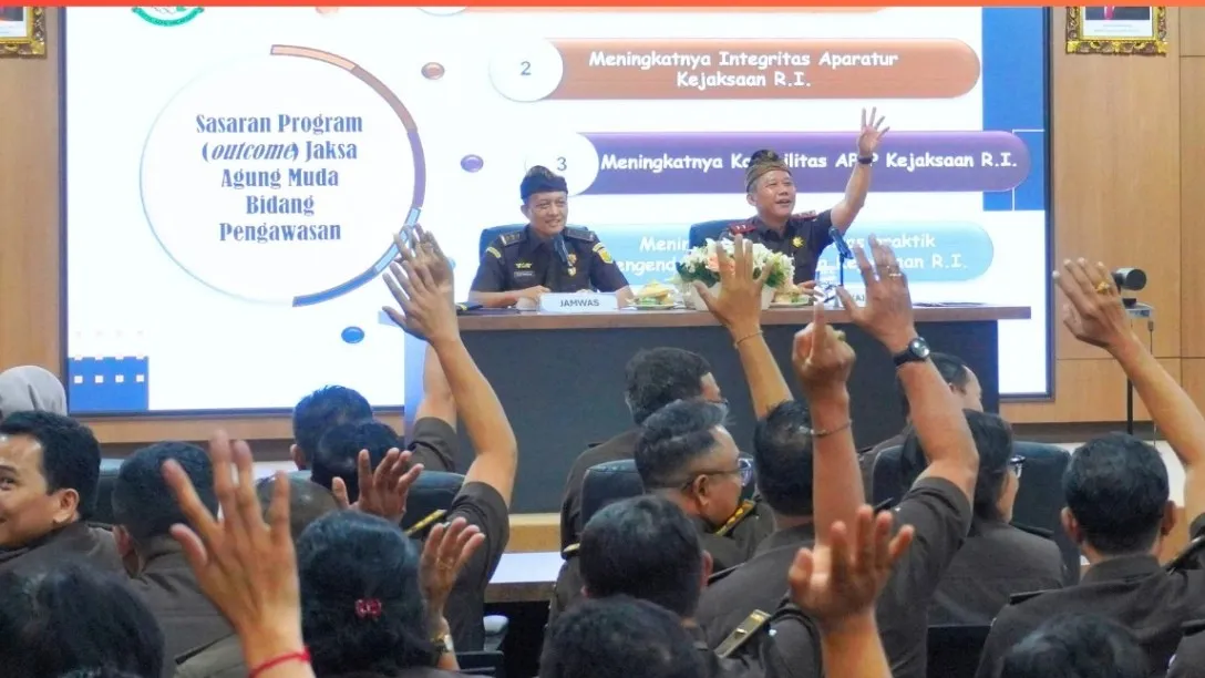 Inspeksi Pimpinan di Kejati Bali, Jamwas Tekankan Penguatan Pengawasan dan Integritas Jajaran