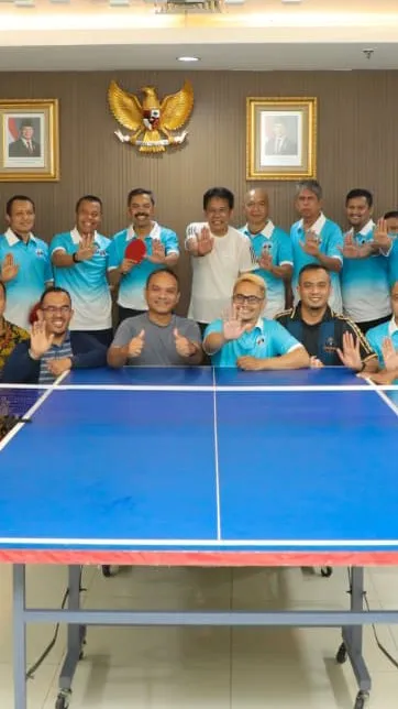 Kejaksaan dan KPK Pererat Sinergi dan Silaturahmi Lewat Pertandingan Persahabatan Tenis Meja