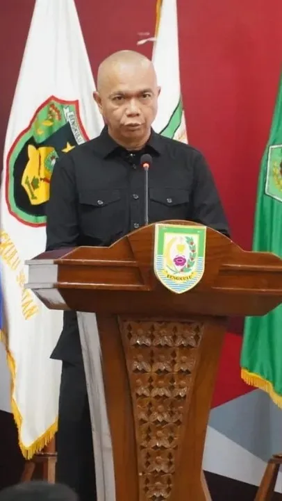 JAM-Intel Reda Manthovani saat menyaksikan penandatangan MoU dan PKS Kejari se-wilayah Bengkulu dalam program Jaksa Garda Desa