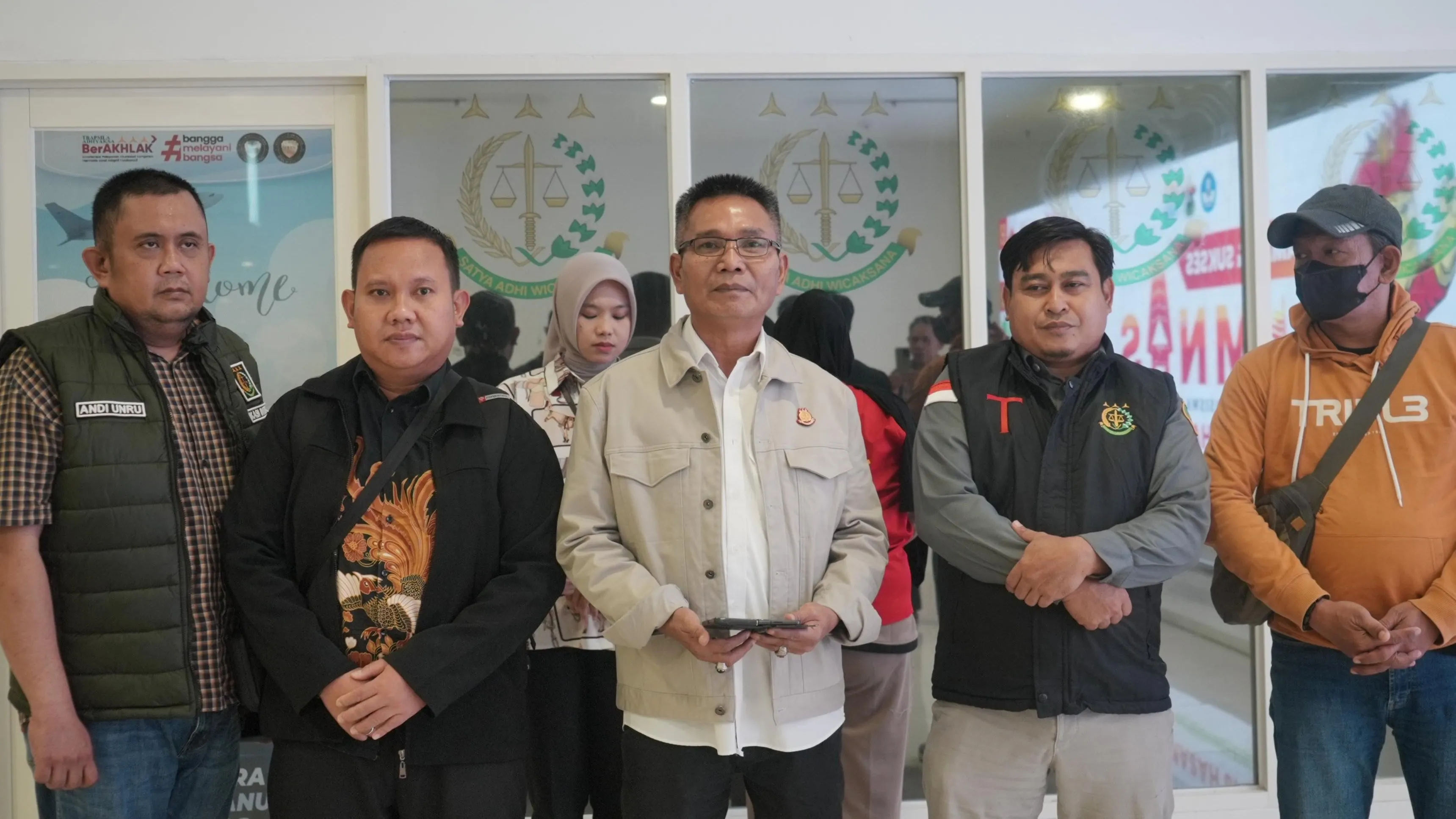 Asisten Intelijen Ferizal bersama jajaran Kejaksaan Tinggi Sulawesi Selatan