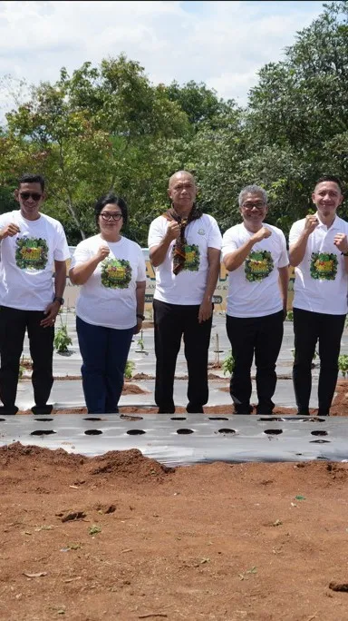 JAM-Intel memimpin acara penanaman hortikultura bibit cabai dan bawah merah program Jaksa Mandiri Pangan di Kabupaten Lebak, Banten
