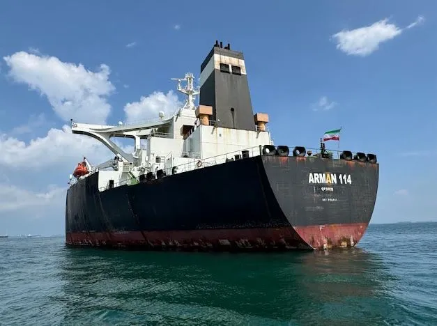 Kapal Tanker MT Arman 114 di Perairan Batu Ampar, Batam, Kepulauan Riau