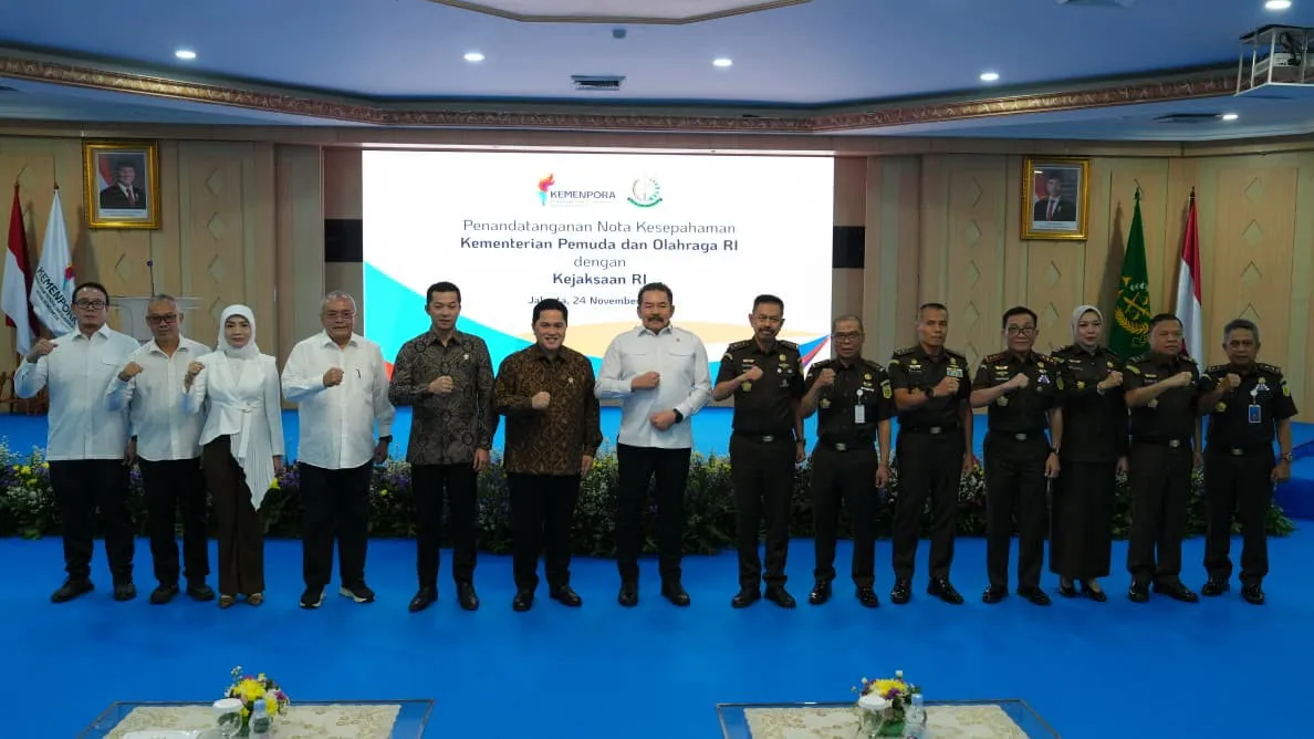 Kejaksaan RI dan Kemenpora Teken MoU Bidang Kepemudaan dan Keolahrgaan, Jaksa Agung: 