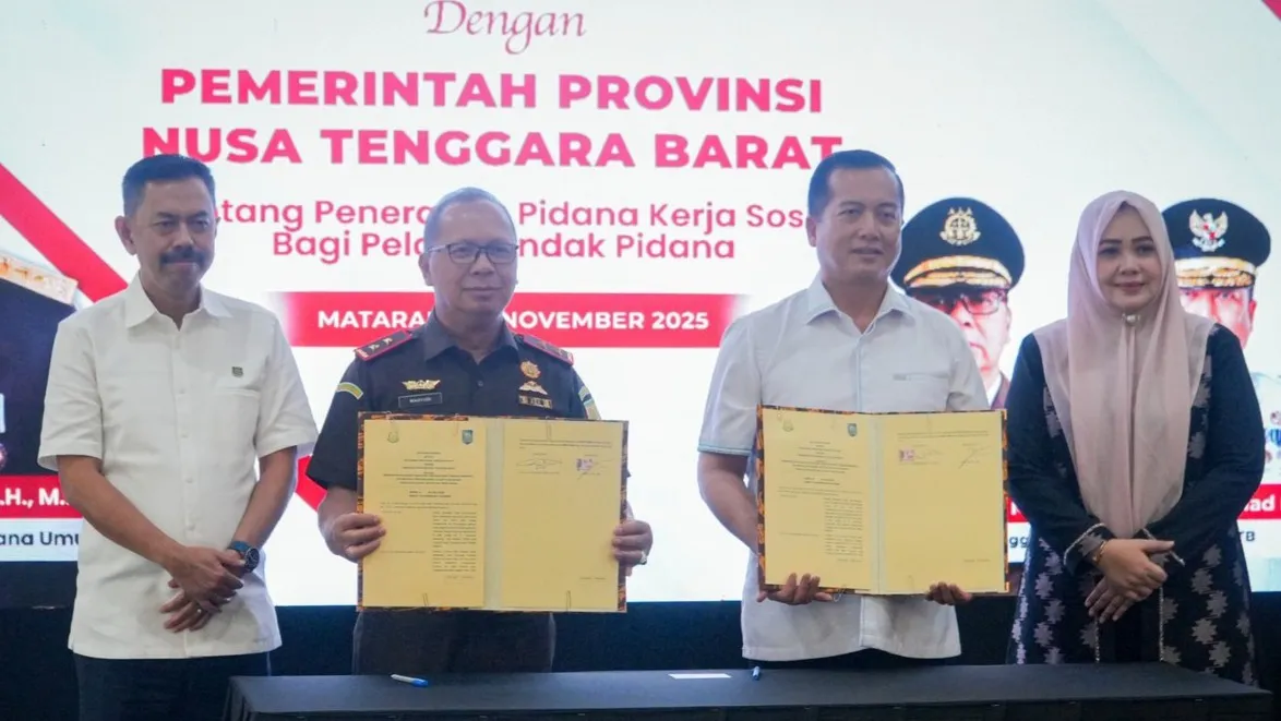 Kejaksaan Sewilayah Hukum NTB dan Pemda Jalin Sinergi dalam Penerapan Pidana Kerja Sosial