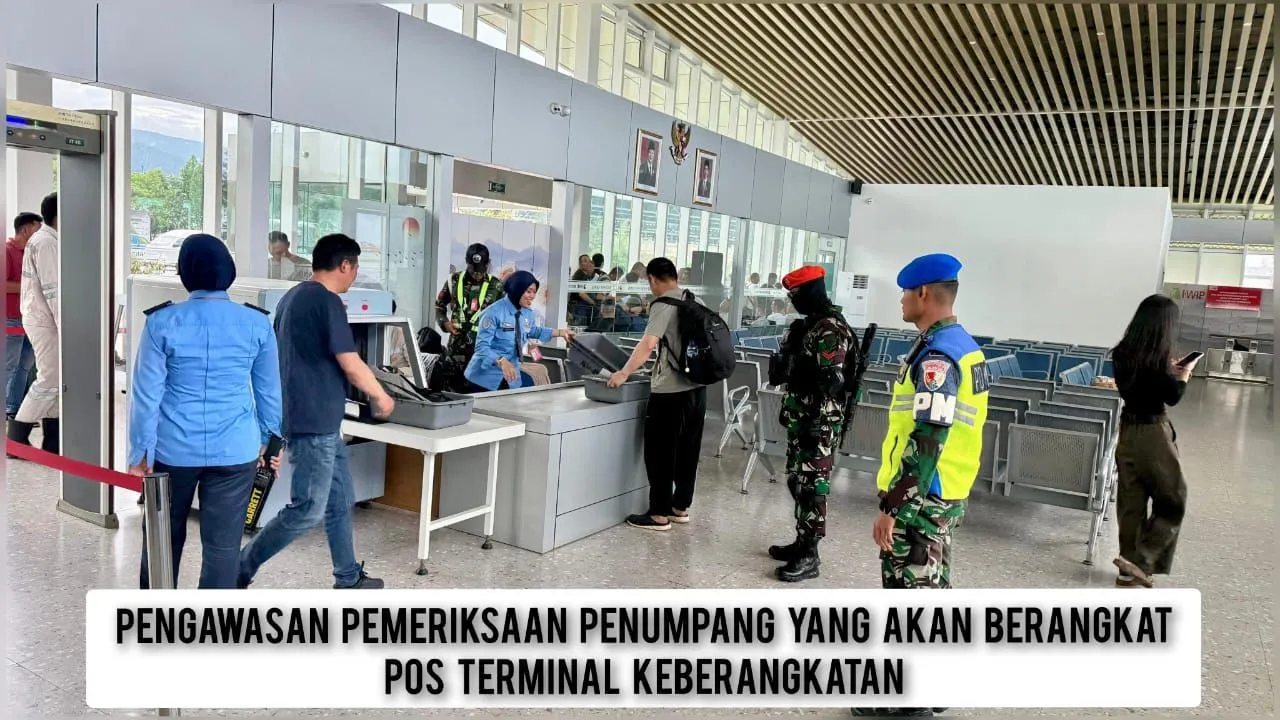 Satuan Tugas (Satgas) Terpadu yang bertugas di Bandara Khusus PT Indonesia Weda Bay Industrial Park (IWIP) Weda Bay, Maluku Utara