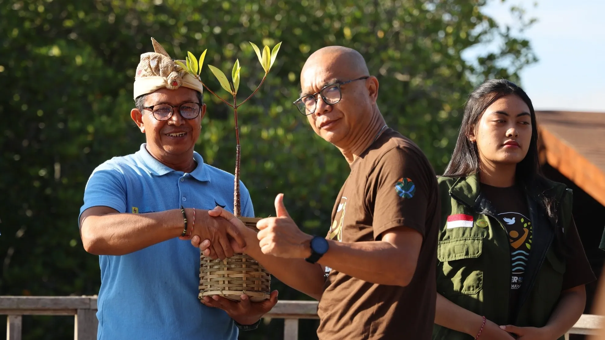Penanaman mangrove disela event tahunan Adhyaksa International Run 2025