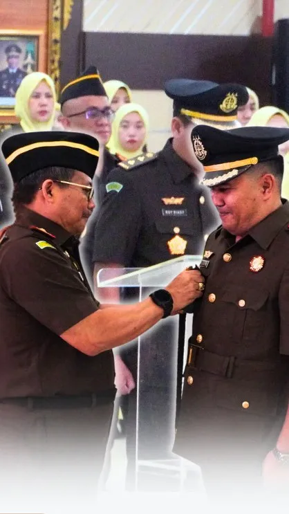 Kajati Sumsel melantik Kajari Musi Banyuasin Aka Kurniawan, S.H, M.H pada Selasa, 8 April 2025