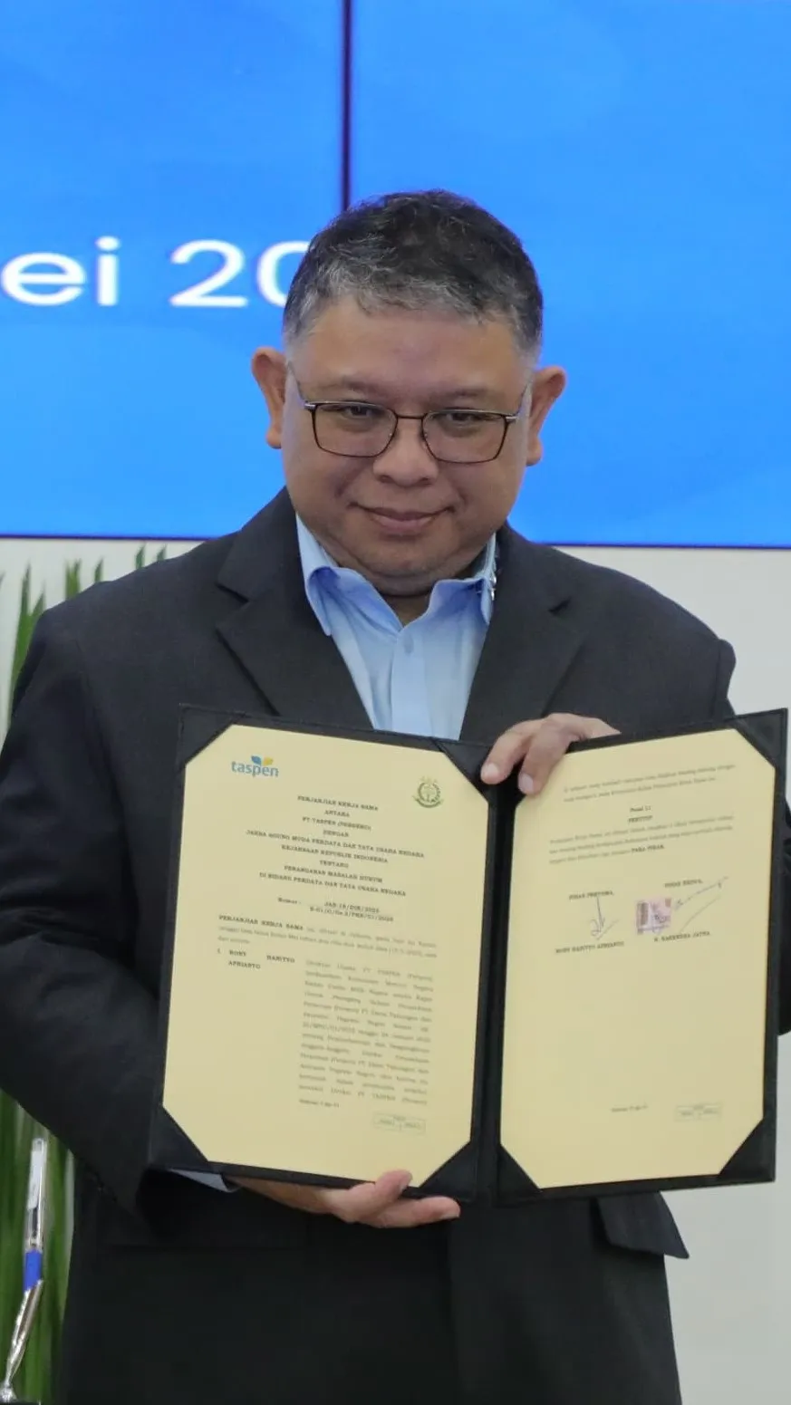 Tingkatkan Kerja Sama dengan PT Taspen, JAM Datun Berkomitmen Awasi Program Jaminan Sosial PNS