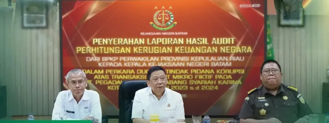 Kejari Batam Usut Dugaan Korupsi di Pegadaian Syariah Batam, Diduga Negara Mengalami Kerugian Rp3,9 Miliar