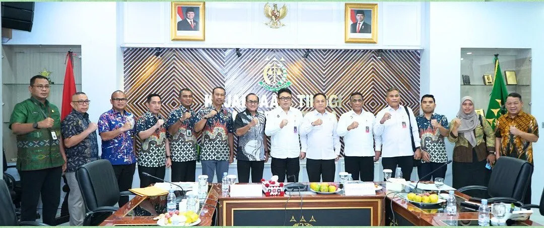 Tim Kementerian Politik dan Keamanan RI Kunjungan Kerja ke Kejati Sumut