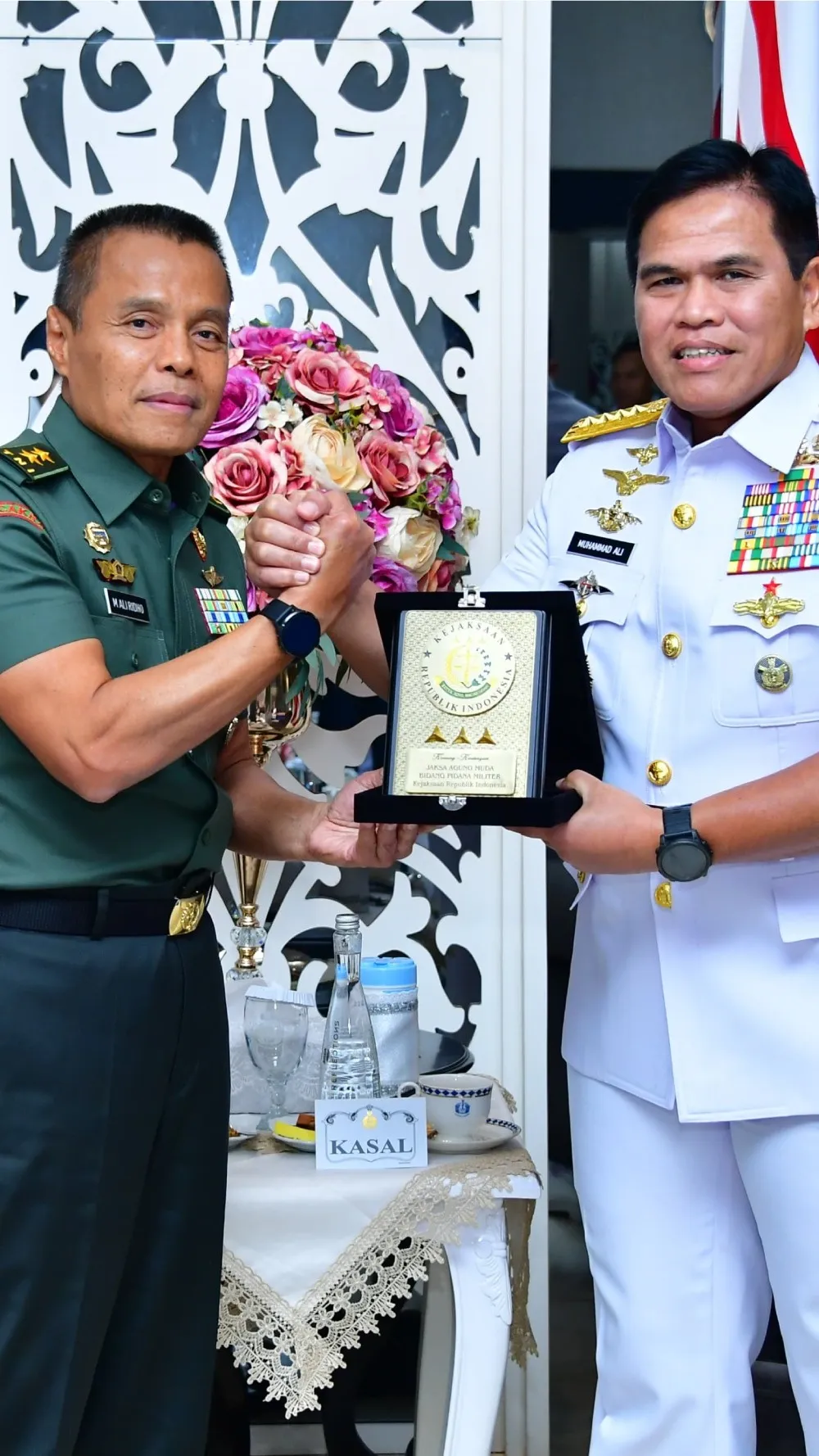 Kunjungi KSAL , JAM-Pidmil Tingkatkan Koordinasi  Penegakan Hukum Koneksitas