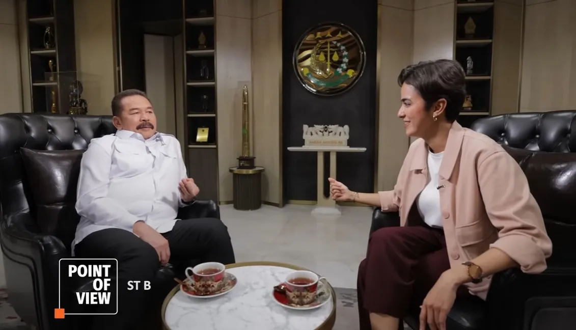 Jaksa Agung ST Burhanuddin menjadi narasumber program Point of Views Liputan6 SCTV