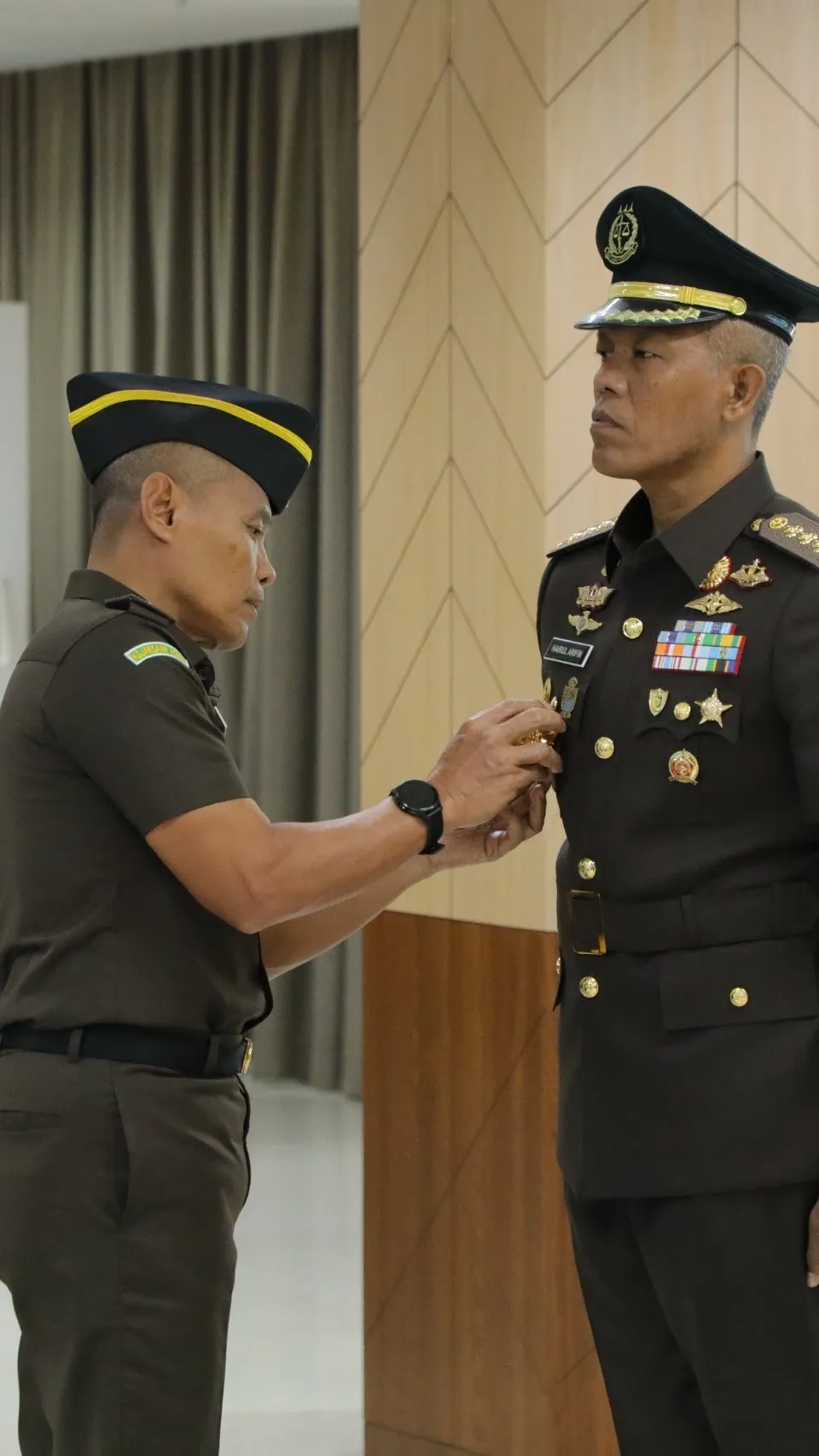 JAM-Pidmil Lantik Letkol Cpm Hairul Arifini Sebagai Kepala Subdirektorat Koordinasi Penindakan pada Direktorat Penindakan