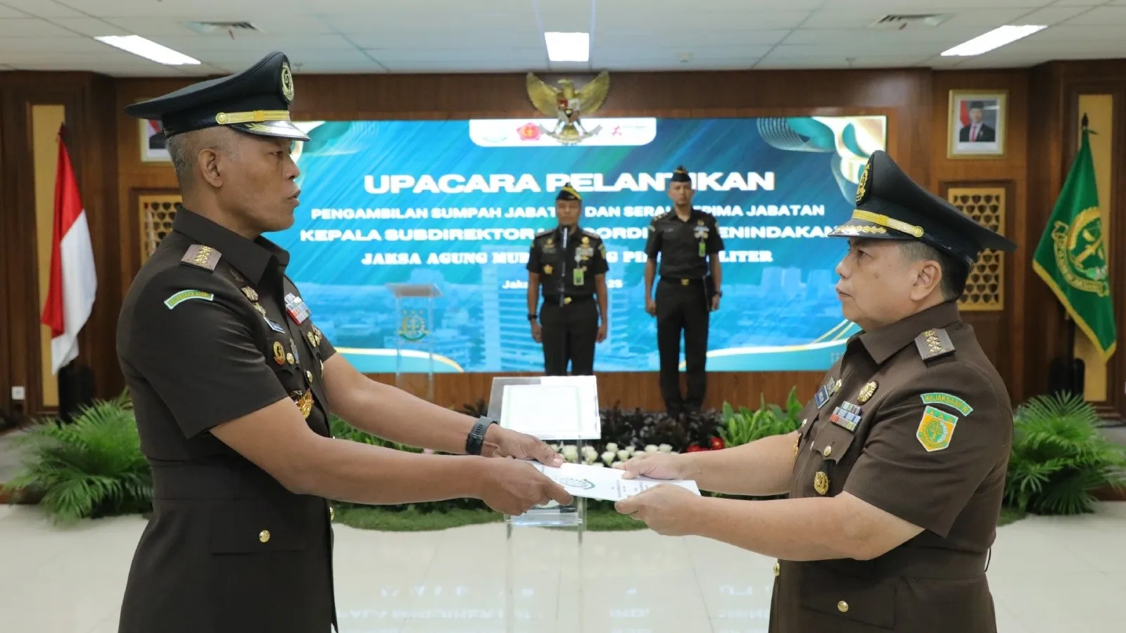 Letkol Cpm Hairul Arifini dilantik sebagai Kepala Subdirektorat Koordinasi Penindakan pada Direktorat Penindakan JAM PIDMIL pada Selasa, 6 Mei 2025