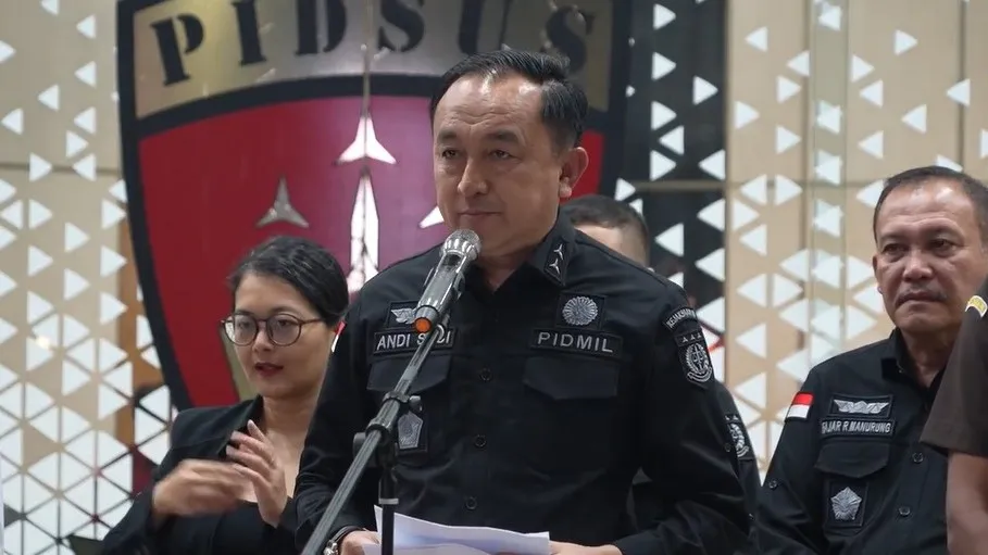 Direktur Penindakan JAM PIDMIL, Brigjend CPM Andi Suci Agustiansyah