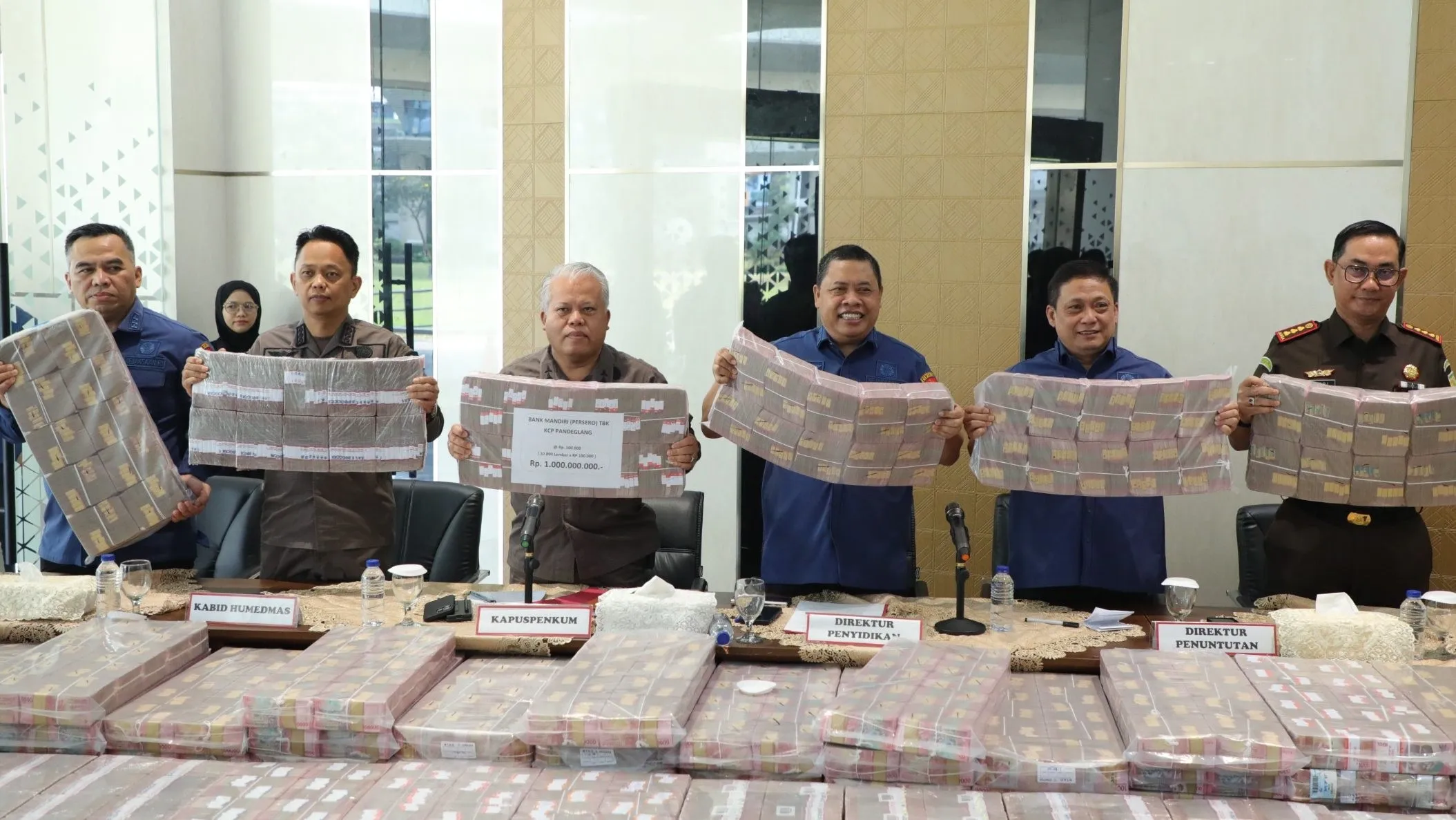 Kejaksaan Agung menyita uang Rp479 miliar terkait dugaan kasus TPPU PT Duta Palma