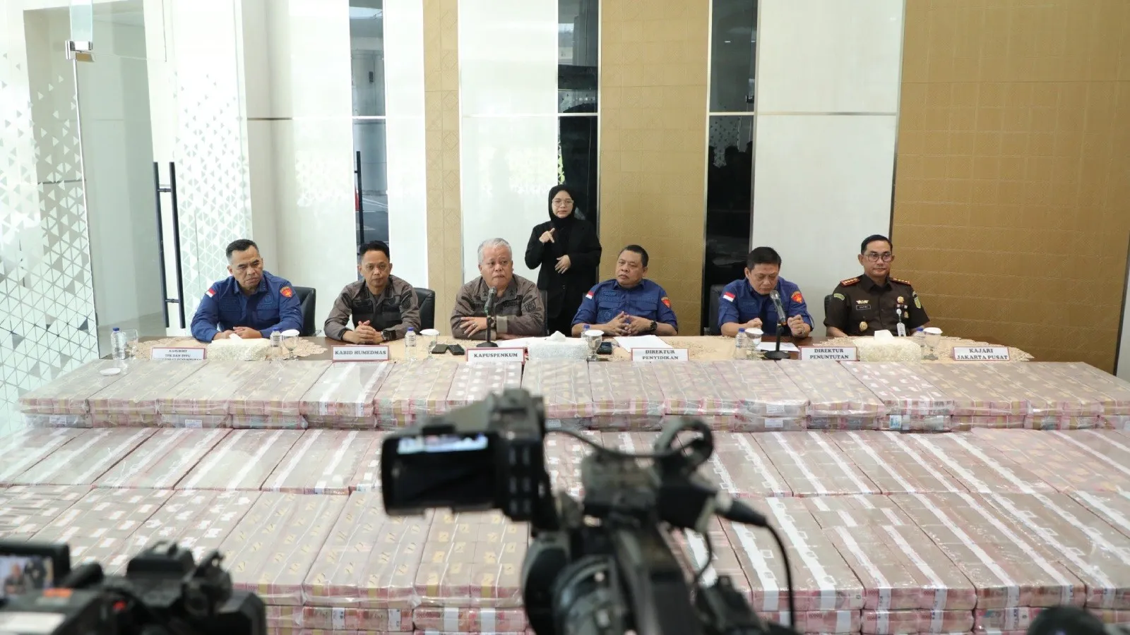 Kejaksaan Agung menyita uang Rp479 miliar terkait dugaan kasus TPPU PT Duta Palma