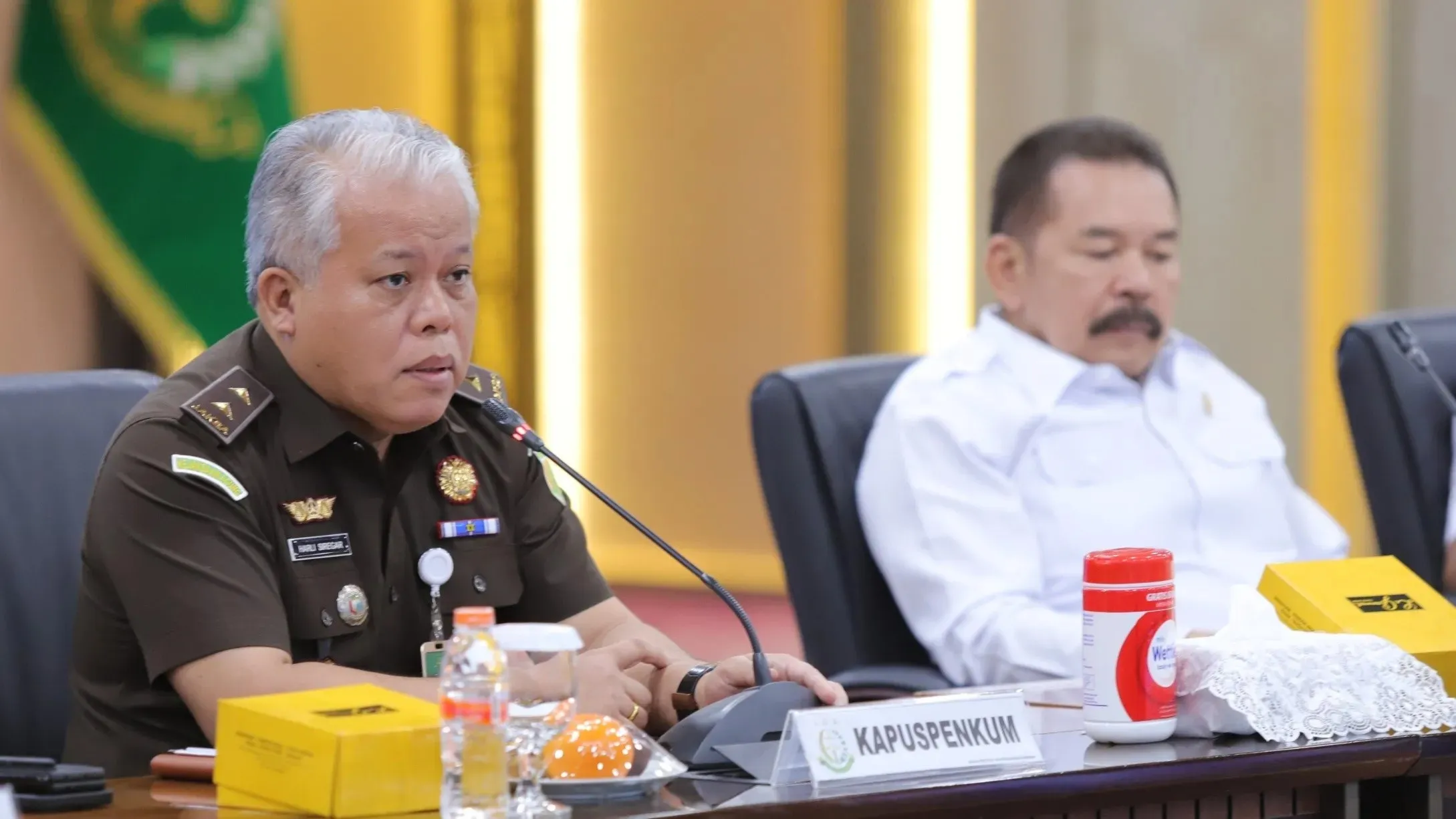 Kepala Pusat Penerangan Hukum (Kapuspenkum) Kejagung, Harli Siregar