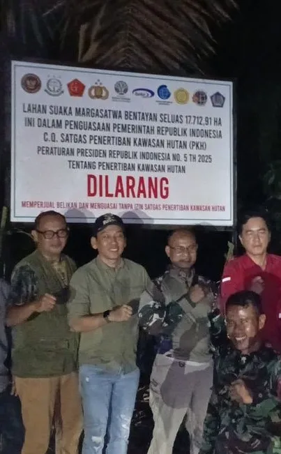 Gerak Satgas Penertiban Kawasan Hukum Siapkan Penegakan Hukum di 3 Provinsi
