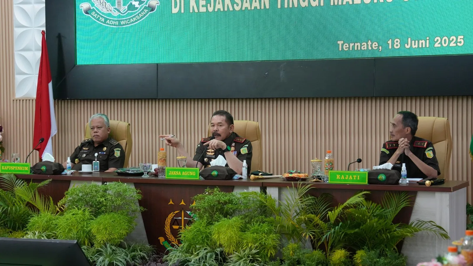 Gelar Kunjungan Kerja, Ini Evaluasi Internal Jaksa Agung  Terkait Kinerja Kejaksaaan se-Wilayah Maluku Utara