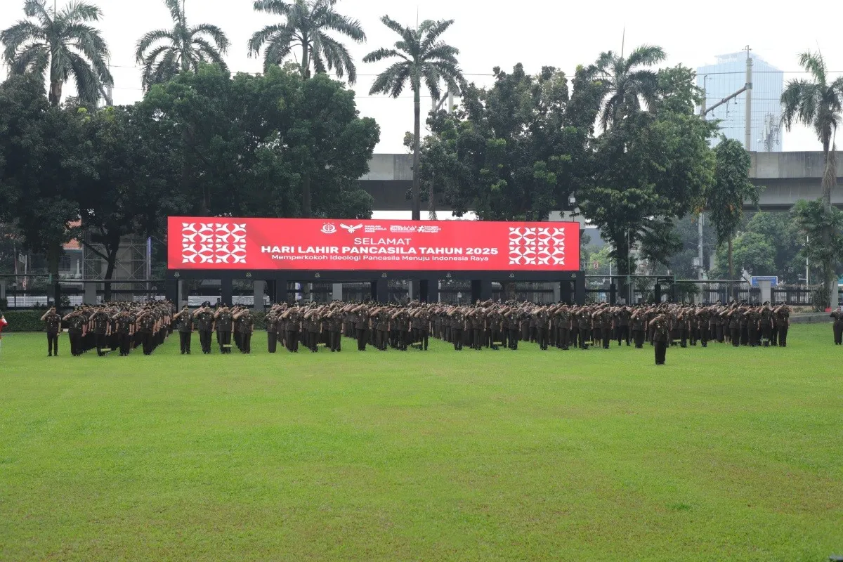 Upacara Peringatan Hari Lahir Pancasila di Kejaksaan Agung, Senin, 2 Juni 2025