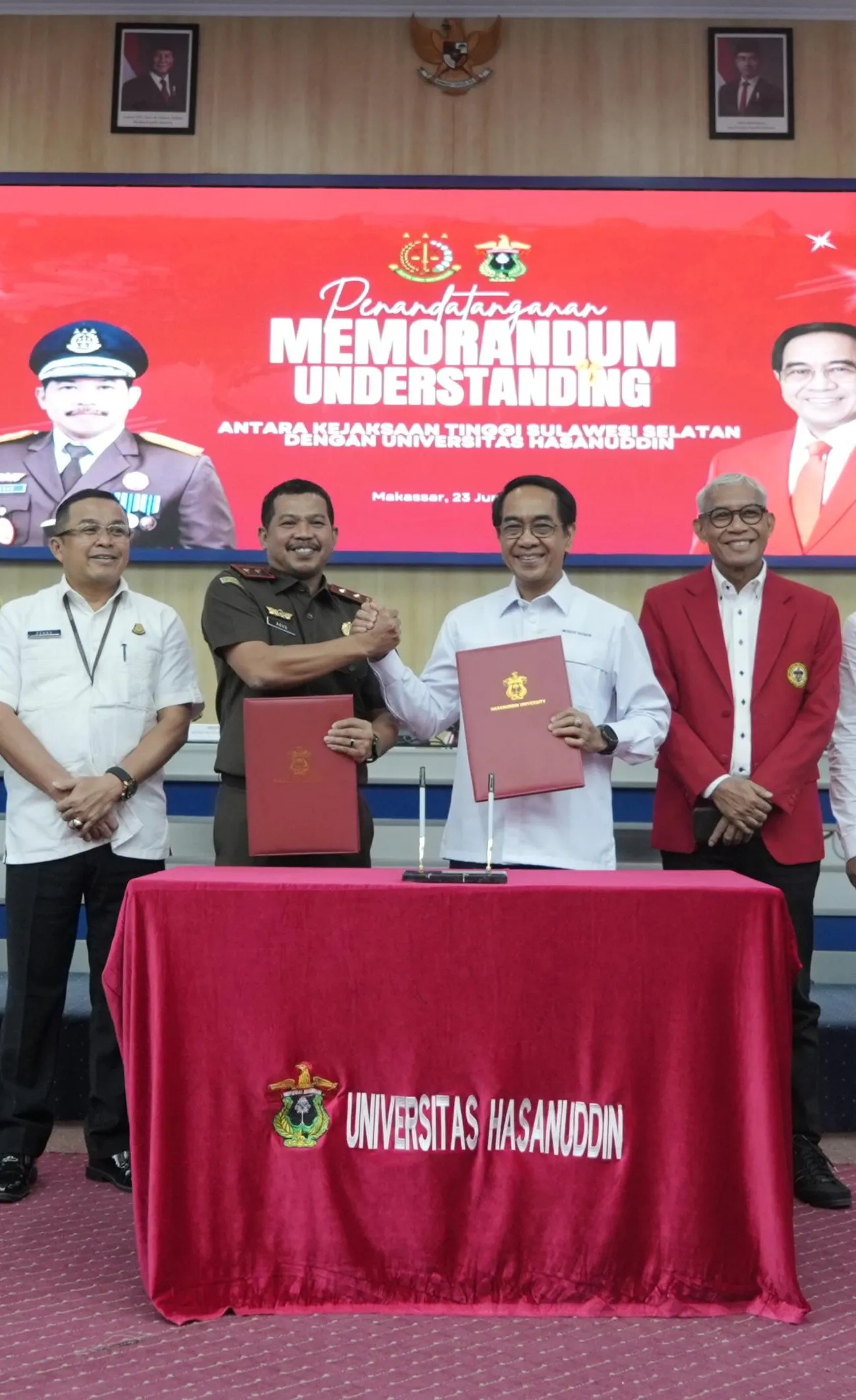 Kejati Sulsel dan Unhas Tandatangani MoU Kerjasama Akademik dan Non-Akademik