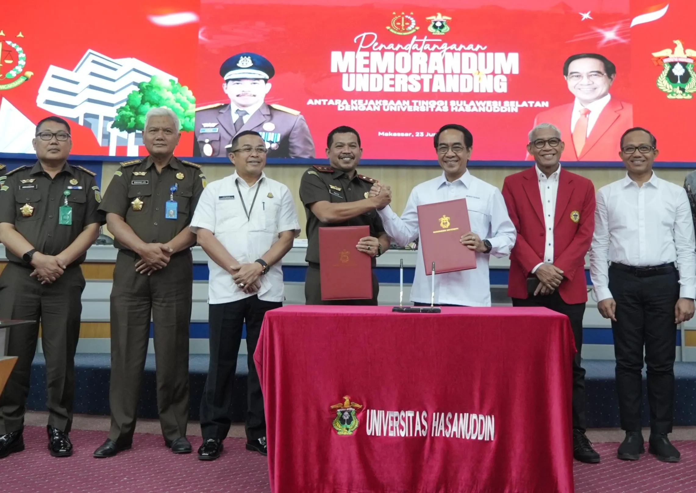 Kejati Sulsel dan Unhas Tandatangani MoU Kerjasama Akademik dan Non-Akademik