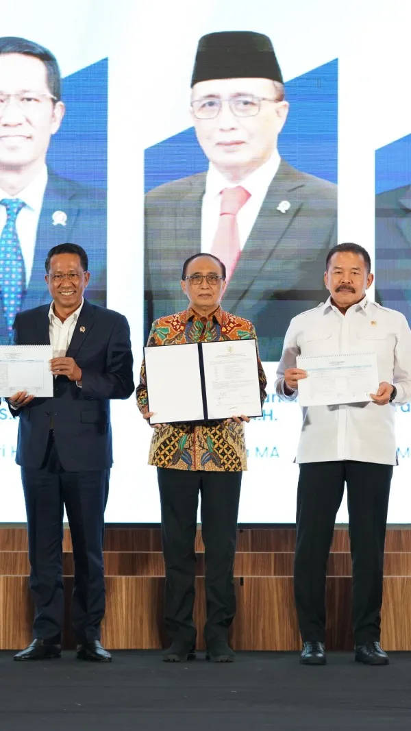 Tandatangani Naskah DIM RUU KUHAP, Ini Harapan Jaksa Agung Terhadap Sistem Peradilan di Indonesia