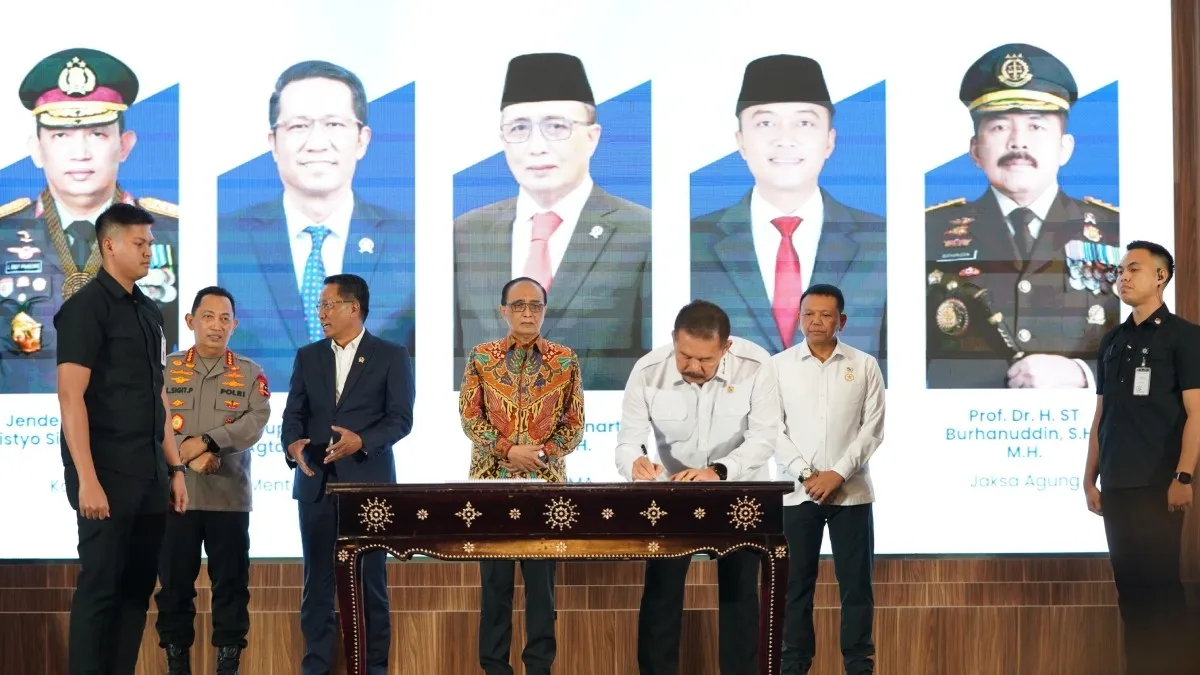 Tandatangani Naskah DIM RUU KUHAP, Ini Harapan Jaksa Agung Terhadap Sistem Peradilan di Indonesia