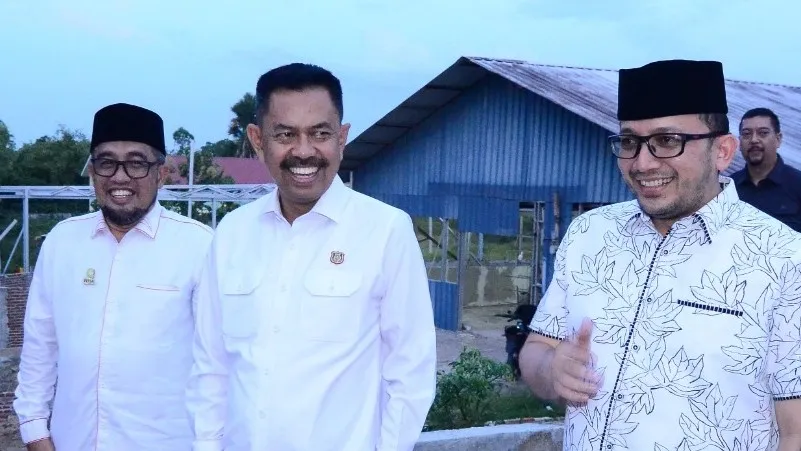Plt Wakil Jaksa Agung Asep N Mulyana saat mengunjungi Pesantren Darul Quran Aceh, Selasa, 24 Juni 2025