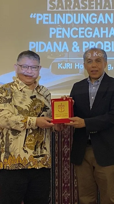 Keynote Speaker di Sarasehan KJRI Hong Kong, JAM-Datun Soroti Perlindungan Data Pribadi bagi Pekerja Migran