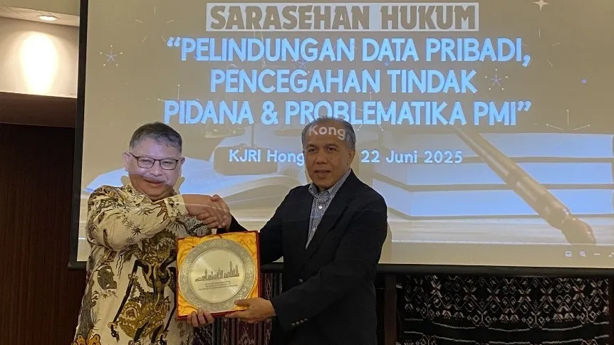 Keynote Speaker di Sarasehan KJRI Hong Kong, JAM-Datun Soroti Perlindungan Data Pribadi bagi Pekerja Migran