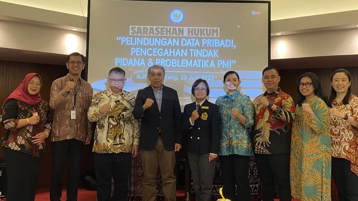 Keynote Speaker di Sarasehan KJRI Hong Kong, JAM-Datun Soroti Perlindungan Data Pribadi bagi Pekerja Migran