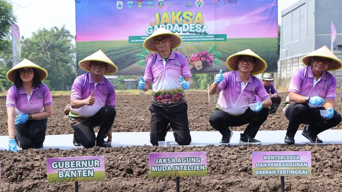 JAM-Intel Tandatangani MoU Jaksa Mandiri Pangan dan Jaksa Garda Desa di Banten