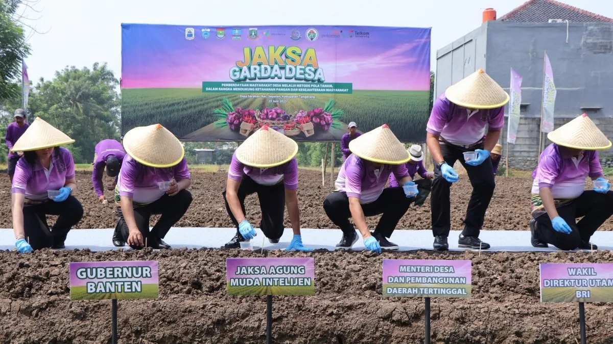 JAM-Intel Tandatangani MoU Jaksa Mandiri Pangan dan Jaksa Garda Desa di Banten